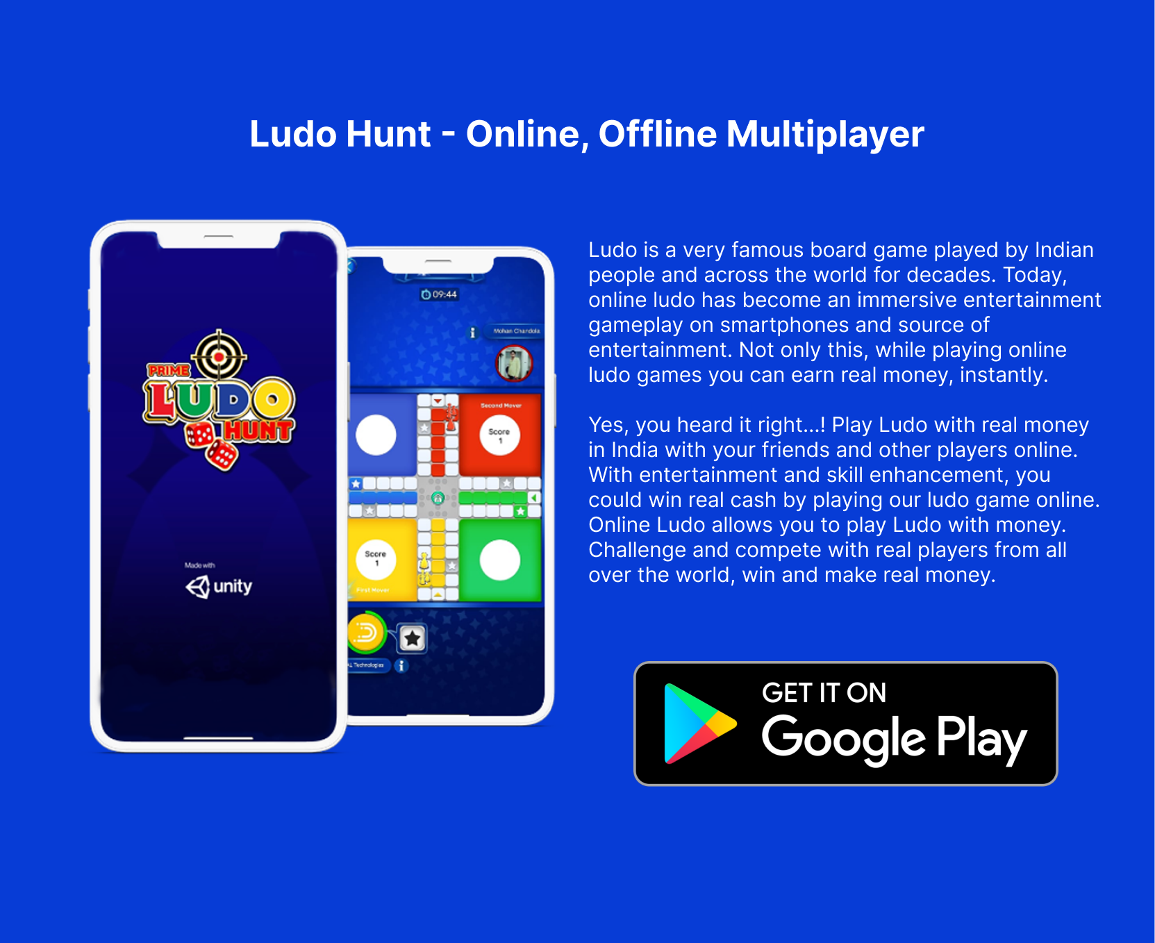 Ludo Hunt – Online & Offline Multiplayer Game