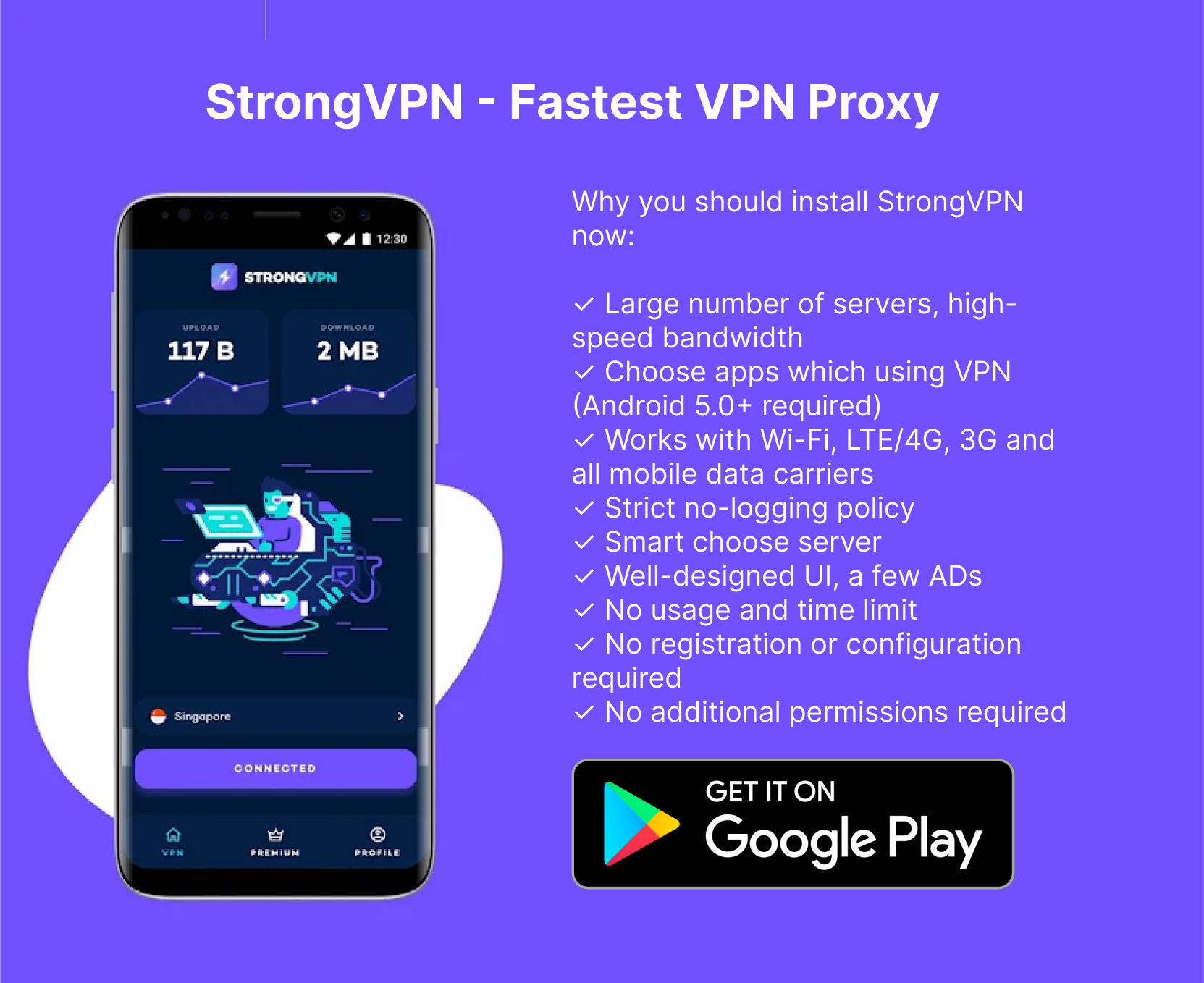 StrongVPN – Secure VPN Application