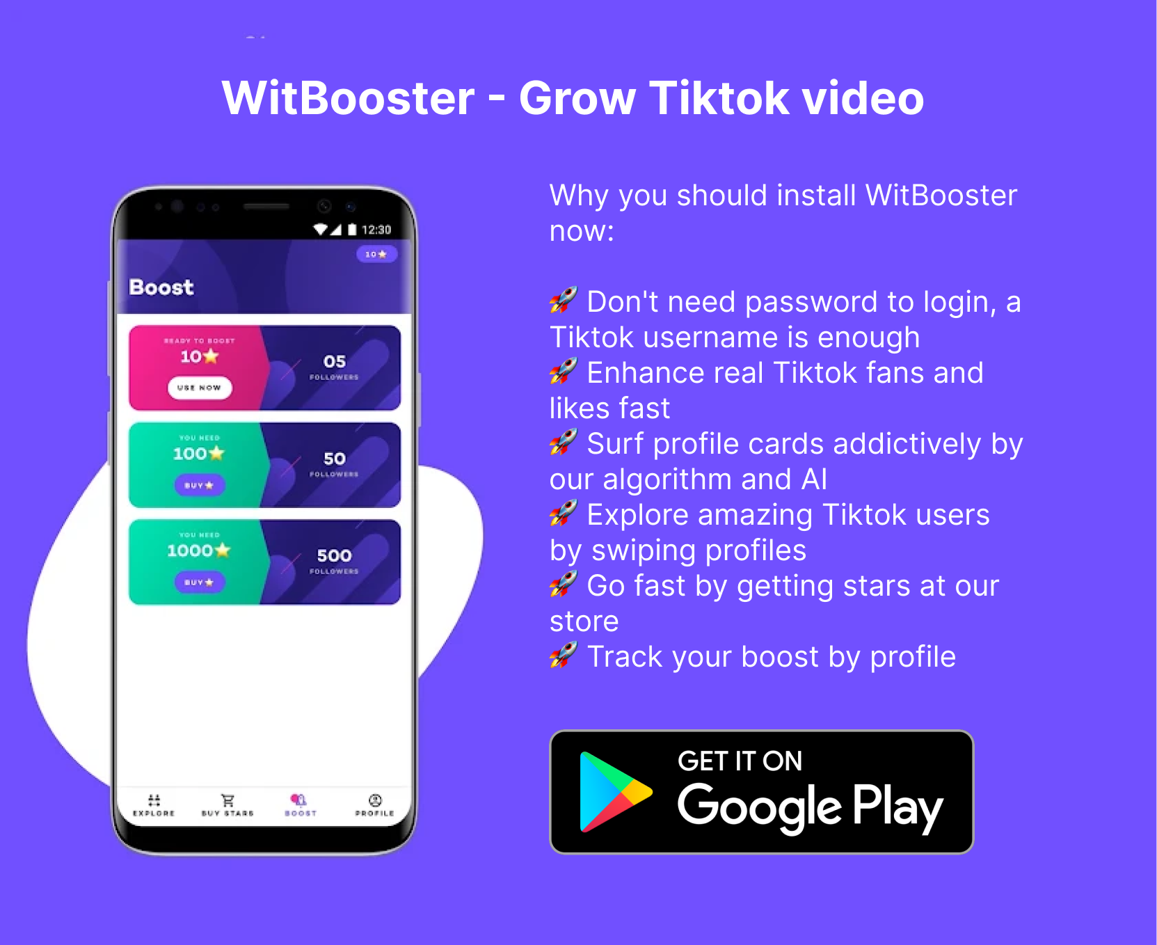 WitBooster – Social Media Growth Tool